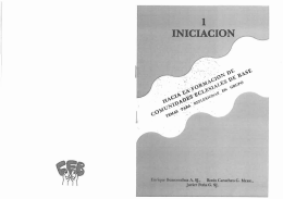 Page 1 Page 2 1 INICIACION HACIA LA FORMACION DE