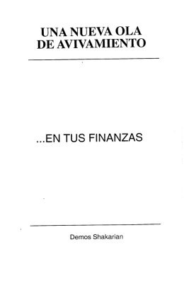 Una Nueva Ola de Avivamiento En Tus Finanzas