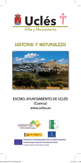 folleto turistico AYTO UCLES.indd