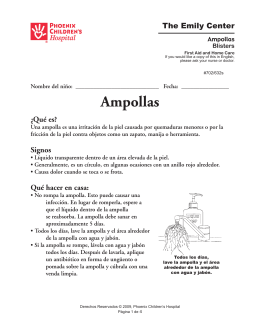 Blisters (Ampollas) 702/632s