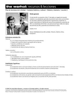 Lección PDF - Andy Warhol Museum