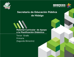 Sugerencias Didácticas 3 - Secretaría de Educación Pública
