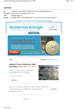 COPITIGR Page 1 of 2 Asociación Internacional de Geotermia CIG y