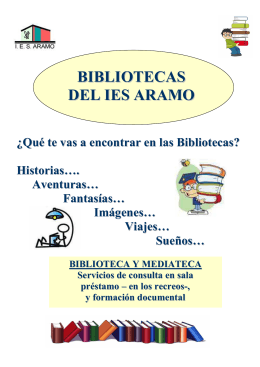 Folleto Biblioteca IES Aramo