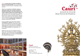 CAURI. Asociación de Amigos del Museo Nacional de Antropología