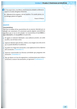 Anuncio, folleto y panfleto