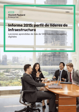 Informe 2015: perfil de líderes de infraestructura