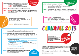 carnaval 2013 folleto - Ayuntamiento de Portillo