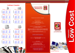 ENVIO FOLLETO TARIFAS PROFESIONALES A4