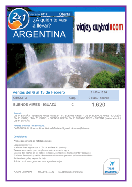ARGENTINA - Viajes Austral