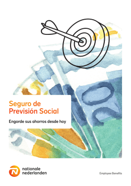 Seguro de Previsión Social PlanMax folleto - Nationale