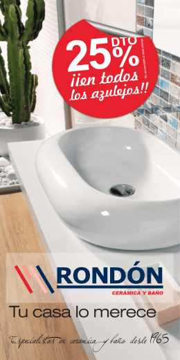 Folleto Rondon cerámica y baño web