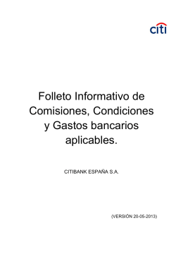 Citibank España, S.A. -Versión para imprimir