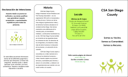 Servicios CSA San Diego County