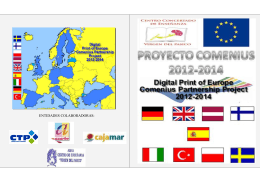 ENTIDADES COLABORADORAS: - Digital Print of Europe