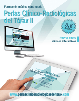 Folleto Presentación - Perlas Clínico Radiológicas Del Tórax