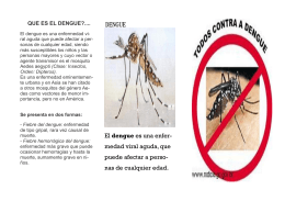 folleto dengue 1 - Prof. Carolina Quinodóz