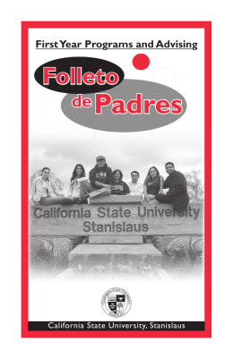 dePadres - California State University Stanislaus