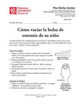 How to Empty Your Child`s Ostomy Pouch #960/798s