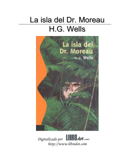 La isla del Dr. Moreau HG Wells - DSpace Biblioteca Universidad de