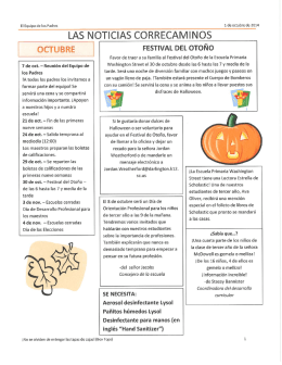 LAS NOTICIAS CORRECAMINOS