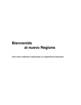 Bienvenido al nuevo Regions