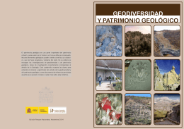 Nuevo folleto sobre Geodiversidad y patrimonio geológico