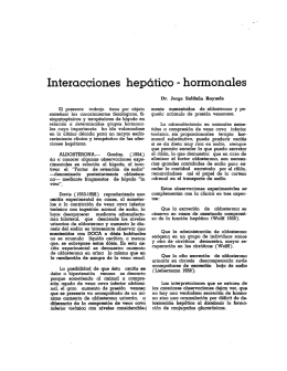 Interacciones hepático