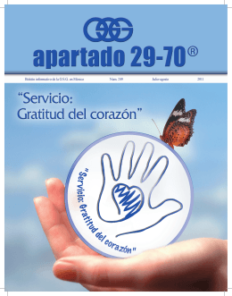 Servicio: Gratitud del corazón - Central Mexicana de Servicios