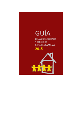 2015 GUÍA FAMILIAS - Ministerio de Sanidad, Servicios Sociales e