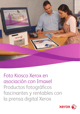 Folleto - Foto Kiosco Xerox en asociación con Imaxel