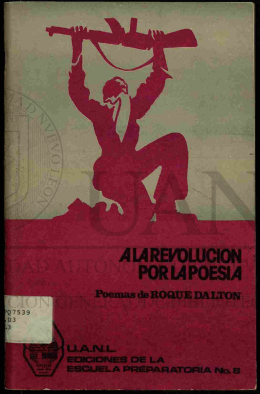A la revolución por la poesía - Universidad Autónoma de Nuevo León