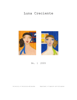 LUNA CRECIENTE - Volumen 1-2009