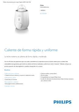 Product Leaflet: Calientabiberones RÁPIDO