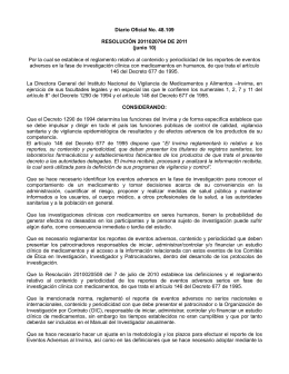 Diario Oficial No. 48.109 RESOLUCIÓN 2011020764 DE 2011