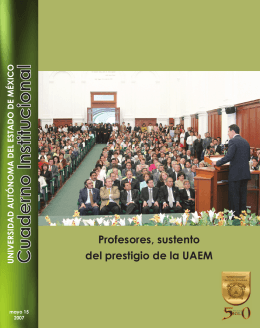 18 FOLLETO PRESTIGIO.indd - Universidad Autónoma del Estado