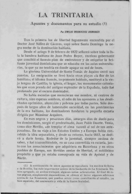 LA TRINITARIA - Boletín del Archivo General de la Nación
