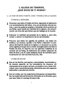 1. IGLESIA DE TENERIFE, ¿QUÉ DICES DE TI MISMA?