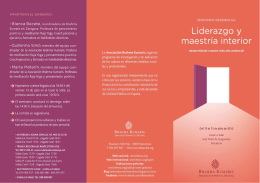 Retiro folleto