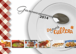 Guía Menús Gastronómicos Degusta CULLERA