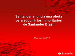 Oferta minoritarios Santander Brasil (PDF 1145 Kb)