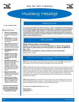 Mustang Message
