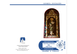 folleto informativo - Facultad de Teología - Vitoria