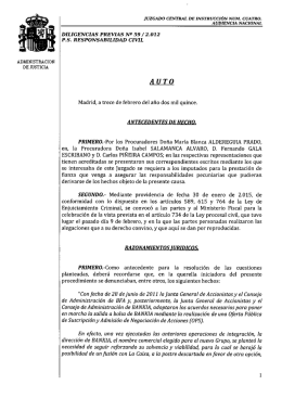 auto del juez Andreu