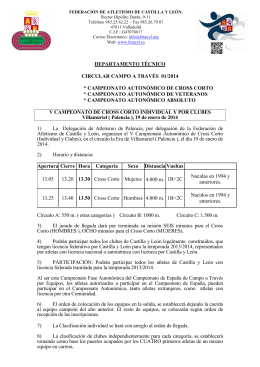 Campeonato Autonómico de Cross Corto