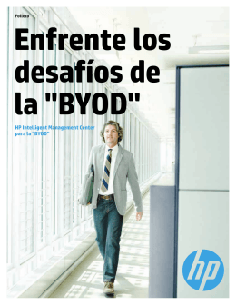 Venza los desafíos de la "BYOD" -- Folleto