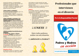 ¡¡ UNETE ¡! Profesionales que intervienen en el divorcio