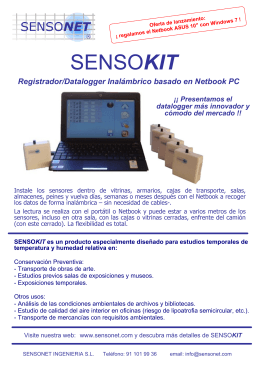 Descargue un folleto detallado de SENSOKIT (formato PDF)
