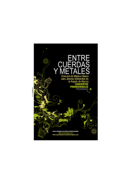 folleto prog - Conservatorio de Música de Murcia