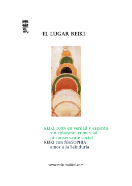 EL LUGAR REIKI - www.poesiaradical.org